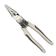 BOOSDEN ペンチ パワーペンチ 強力ペンチ ワイヤーカット プライヤー ぺんち 電工 工具（160mm）, 228mm先長ラジオペンチ, 1개