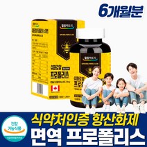 몸에 염증제거영양제 만성염증영양제 항산화제 활성산소 제거 캐나다산 프로폴리스 입속 몸속 피로회복 보조제 환절기 면역력 높이는 보충 강화제 비염 피로회복 좋은 영양제 알약 통 증정