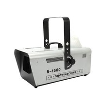 스노우머신 소형 눈내리는 툭수 효과 눈송이, 1500w 눈꽃기계+눈꽃오일2 와이어컨트롤