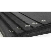 자동차흡음재 1pcs 두께 1/2/3/5/10mm Eva 폼 시트 사운드 흡수 소음 스폰지 공예 에바 수제 모델 만들기, [02] black, [10] Thick 10mm 25x100cm