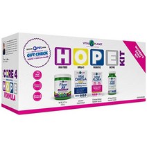 필수지방산 Vital Planet – Gut Check Hope Formula Kit by Brenda Watson - 4 Product Package with Women’s Pr