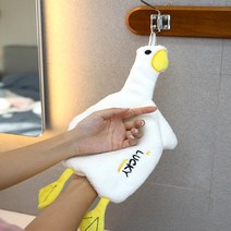 보들보들 초극세사 오리 핸드타올 귀여운 오리타올 3종 어린이집 수건, 네이비