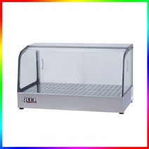 유니크 족발 핫바 튀김 꽈배기 온장고 쇼케이스 1단 곡면 FW-6C501