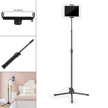 Tablet Phones Holder Bracket Telescopic Folding Tripod Fit for 3.5-10.5 Inch Smartphone Flat Hose Ad, 한개옵션0