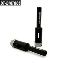 건식코아드릴 코어드릴 코아작업 DT-DIATOOL 2pcs Dry Hexagon Shank Vacuum Brazed Diamond Hole Saw Gran, 02 2pcs 16mm