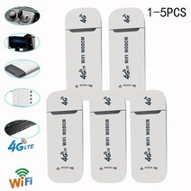 와이파이 증폭기 공유기 인터넷 무선 4G LTE USB 라우터 150Mbps 휴대용 모바일 광대역 모뎀 스틱 SIM 카드 네트워크 어댑터 1-5 개, [05] 5Pcs, [01] White TypeA, 01 White TypeA_05 5Pcs