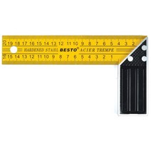 베스토 소형 직각자 철자 앵글스퀘어 250mm 300mm, B-CA250(25cm)