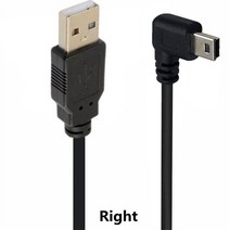 리코gr2 cctv 카메라 케이블USB 2.0 수-미니 위 아래 왼쪽 오른쪽 각도 90 도 케이블 0.25m 3m 카메라 MP4, 04 Right_02 50cm