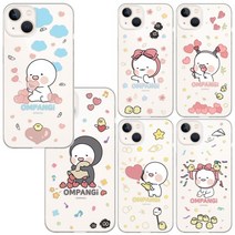 페블 갤럭시A31 A315 A31 전용 옴팡이 캐릭터 큐티링 디자인 투명 젤리 휴대폰 케이스