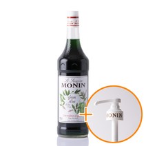 모닌 그린민트 시럽 1000ml+모닌 전용 시럽펌프(트루시트러스 사은품)