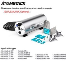 레이저각인기 Atomstack-액세서리 공기 보조 레이, [03] 미국, [01] Air Assisted