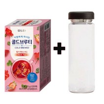 담터 콜드브루티 딸기 히비스커스 허브티 20t+워터보틀, 7g