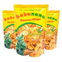 필리핀/ 3봉 사바나나 바나나칩 사바나나칩 간식 과자, 없음