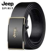 JEEPSPIRIT 정품 남성용 가죽 자동 버클 벨트 OM18CD996BT0475-1