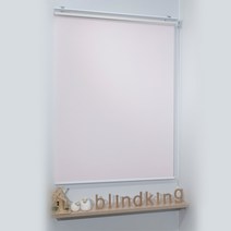 도담블라인드 양면 암막 방염롤스크린 핑크 가로 130 cm