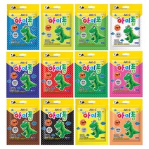아모스 아이폼 50g 파우치 12색 컬러폼클레이 지퍼백, 파랑
