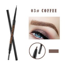 액상 충진기 주입기 액체 소분 액상 포장 LEKOFO 2 In 1 눈썹 펜슬 5 색 팁 액체 펜 방수 지속되는 자연스, 13 Brown LE150-3