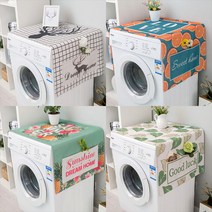 더이쁜 세탁기 냉장고 전자레인지 패브릭 커버 덮개 방수 워터프루프, 05 GOOD LUCK