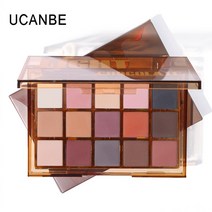 ucanbe 올 무광 아이섀도우 스모키 브라운 컬러 팔레트, 01. 단일
