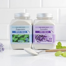 더허브샵 마사지 미용소금 450g 바디 스크럽 각질제거 솔트 미백 입욕제 목욕 모공 아로마 테라피 바디워시 반신욕 사우나 샤워 스파 왁싱 피부 왁싱 대용량, 더허브샵 미용소금 450g 라벤더