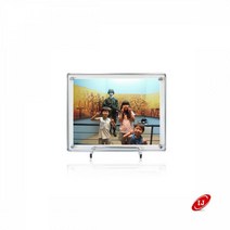 [IL∃7] 일진디앤이 고급 탁상용 자석식 액자 LS-35 130x170mm 아크릴 사각 소품 포토 용액자 심플 사진 책상 인테리어_E∃8260eA, ∠본상품