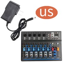 디제이 장비 오디오 믹서 소스 공장 NX4/7 블루투스 USB 믹서 호스트 라이브 가라오케 홈 KTV 4/7 채널 믹서, 04 NX7 US