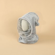 가과 겨울 어린이 원피스 모자 따뜻한 후드 스카프 보호 마스크 소과 소녀 아기 머리 모자