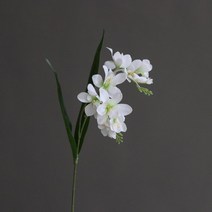 생화같은조화 실크플라워 프리미엄 화이트 DIY 발렌타인데이 셀프웨딩 부케만들기, 13