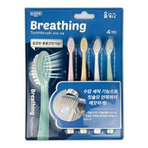 오죤 올커니 숨쉬는 칫솔 4P O 오죤치솔, 1, 본상품선택