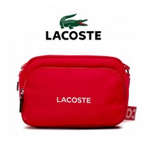 라코스테 남여공용 포켓 크로스백 NU3825SG 레드
