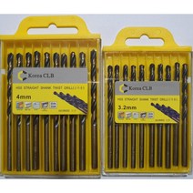 (주)코리아씨엘비 HSS 고속도강 드릴비트 3.2~12mm SUS전용 드릴, 9.0mm(5pcs), 1개
