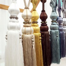 엣지 커튼 타이백 / 커튼장식, 진베이지