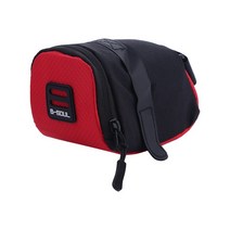 자전거안장가방 1Pc Bicycle Saddle Bag Waterproof MTB Road Seat Storage Tool Pannier, 03 Red