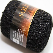 더울 털실 뜨개 여름실 면사 금사 반짝이 솔리드라메, 448검정, 1개