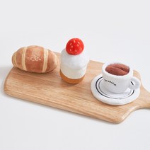 리카리카 강아지 노즈워크 삑삑이 장난감 카페토이 3종, 소금빵
