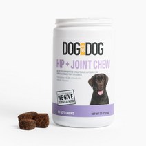 강아지영양제 개를 위한 DOG 고관절 및 관절 보충제 - 90 베이컨 맛 츄 개 지원 보조제용 글루코사민, [02] 고관절 및 관절 보조제