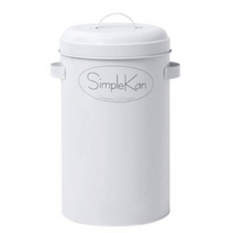 지알디컴퍼니 심플캔 종량제 휴지통 20L, 화이트, 1개