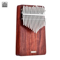 lingting k17a 17 키 휴대용 엄지 피아노 kalimba mbira sanza padauk matetial with bag 음악 도서 스티커 튜닝 해머 픽업, 없음