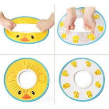 아기귀에물 샴푸모자 5개월아기샴푸캡 샤워캡 육아필수템 예비맘준비 목욕캡, 투명