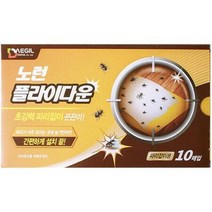 노런 업소용 파리 잡기 매장 식당 나방 끈끈이 해충 파리약 10매 여름 제거 산목이, 상세페이지 참조