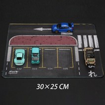 다이캐스트 주차장 자동차모형 토미카 디오라마 전시car scene mat lot 264, 차 없이