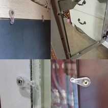 유리난간 강화유리난간 유리난간대 스텐 난간대 고정 10 개/대 플라스틱 유리 패널 리테이너 클립 캐비닛, 02 white 4cm
