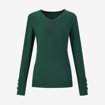 숲 시흥점 브이넥 소매단추 니트/ OYALKT3GE