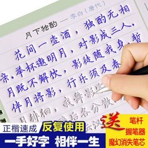 만년필 따라쓰기 정체의 글씨본 서첩 글씨를 연습 스티커 해서다 홈 하드 펜 고등학교 빅 여학생 스윗 2659386421, 천고 미문 1붓대 12 펜 리필심 1쥐기 필기