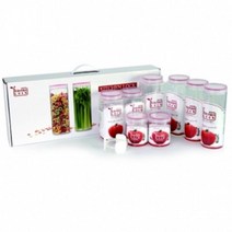 +[복스마켓]+_키친락 보관 용기 8P SET- K2222 곡식통 냉장고밀폐 다용도밀폐 정리 간편+[BOKS_MARKET]+