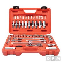 ECG736171JETECH 소켓렌치-세트(PVC 케이스) 3/8 -61PCS 1SET 에어공구 수작업공구