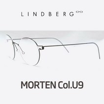 린드버그 모르텐 Lindberg Morten U9 나사없는 티타늄 고급안경테 46사이즈