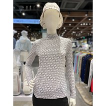 루이까스텔[NC강남] 23S/S LOUIS CASTEL 여성 여름 골프웨어 I심벌 로고 냉감 터틀넥 이너 티셔츠