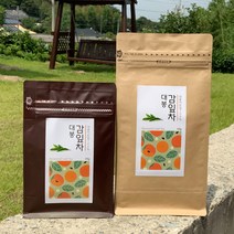 김순식 국내산 무농약 대봉감 잎으로 만든 어린잎 감잎차 100%, 50g