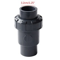 스윙체크밸브 PVC 파이프 피팅 체크 밸브 배관 시스템 피팅 20mm 25mm 32mm 드롭 쉬핑, 03 DN25